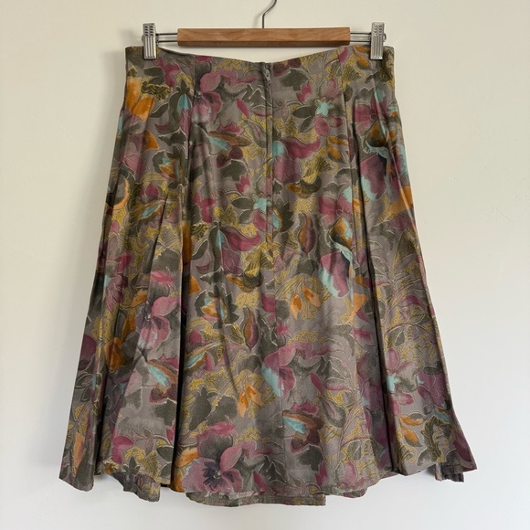 Vintage Georgiou Blazer oversized fit padded shoulders & Skirt Floral Set Size:L - Picture 5 of 6